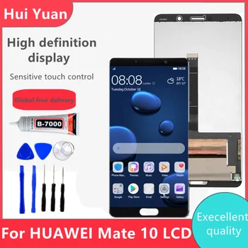 5,9 ”100% Оригинальный ЖК-дисплей Для Huawei Mate 10 ЖК-дисплей с Сенсорным экраном Замена Панели Для Huawei Mate10 ALP L29 L09 L00 LCD