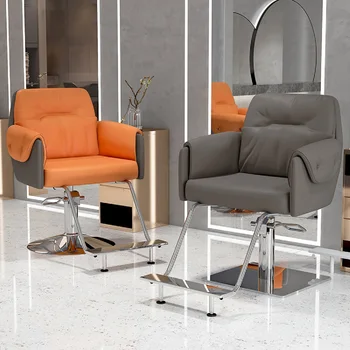 Парикмахерское кресло парикмахерский салон со специальным подъемником, высококлассное парикмахерское кресло, классический стул для глажки, стул для резки