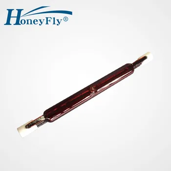 HoneyFly 3pcs J118 400V 400W/600W Инфракрасная Галогенная Лампа С Двойной Спиралью для Нагрева Сушки Кварцевой Трубки Из Стекла