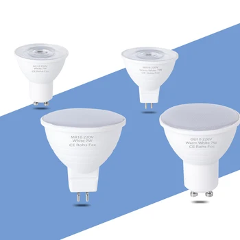 Светодиодный Прожектор GU10 Лампа Светодиодная Лампа E27 Candel Light E14 Bombillas Ночник MR16 Люстра GU5.3 Лампада Точечный Светильник Для Гостиной