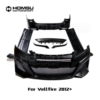 Обвесы из стеклопластика W Style для vellfire 2012 + к обвесу W Style для защиты бампера автомобиля задний бампер передний бампер