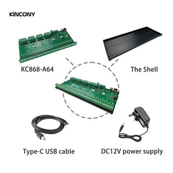 KC868-A64 ESP32 Плата развития Bluetooth/WiFi/Ethernet Релейный модуль ESPhome Tasmota Arduino Умный дом Помощник Контроллер