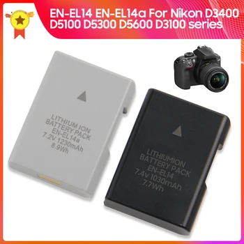 Батарея EN-EL14A для Nikon D3200 D3100 D3400 D3500 D5100 D5200 D5300 D5500 D5600 D3300 P7100 P7200 P7700 P7800 Батарея камеры