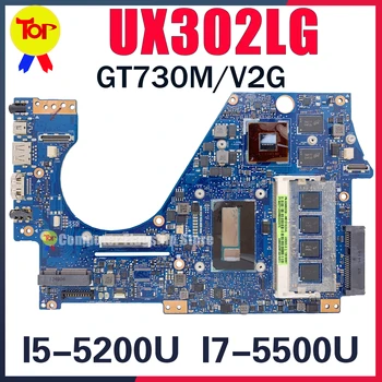 KEFU UX302 Материнская плата для ноутбука ASUS UX302L UX302LA UX302LG I5-4200U I7-4500U 4G-RAM GT730M/V2G Материнская плата 100% Рабочая Testd