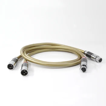 Высококачественный соединительный кабель Hexlink GOLDEN 5-C из меди HIFI XLR Pure OCC HIFI Dual XLR от мужчины к женщине