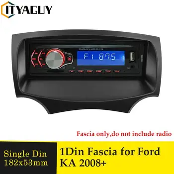 Аудиофризованная Панель One Din для Ford KA 2008 + Стерео Радио GPS DVD-плеер Рамка Стерео CD-Панель Приборная Панель Монтаж Комплект Отделки Рамка