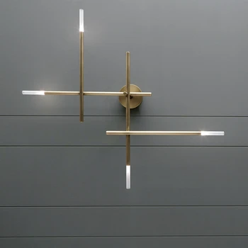 Постмодернистский скандинавский настенный светильник LED гостиная роскошный дизайн настенный светильник спальня бра домашний декор коридор проход настенный светильник
