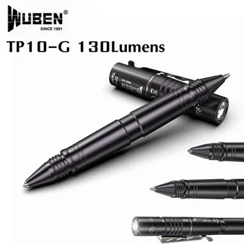WUBEN TP10-G Многофункциональный Перезаряжаемый Тактический фонарь-ручка 3-в-1 Водонепроницаемый светодиодный фонарик-ручка 130 Люмен для наружного, аварийного