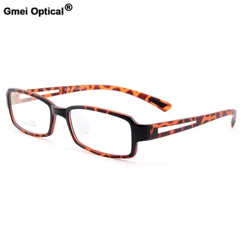 Gmei Optical Urltra-Light TR90 Мужские оптические очки в оправе с полной оправой, Женские Пластиковые Очки для близорукости С седловидным мостом M5106