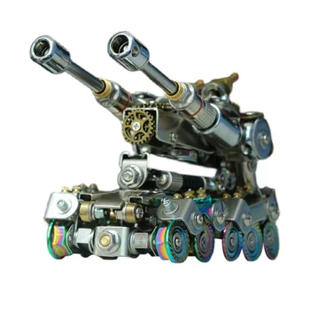 569 шт. 3D наборы моделей металлических резервуаров DIY Механическая сборка Металлическая модель игрушки-деформационная версия подарки высокого качества