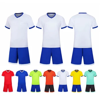 Футбольная одежда Футбольная тренировочная одежда Одежда для взрослых и детей Мужская одежда для мальчиков Комплекты футбольной одежды с коротким рукавом Печать на заказ