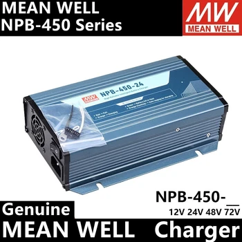 Источник питания MEAN WELL NBP-450-12/24/48/ Интеллектуальное зарядное устройство 72 В 450 Вт, 2/3-ступенчатая литиевая свинцово-кислотная батарея