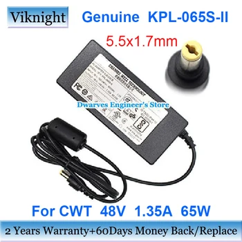 CWT KPL-065S-II 48V 1.35A 65W Адаптер Питания Зарядное устройство Для Видеомагнитофона Hikvision Зарядное устройство 5,5x1,7 мм