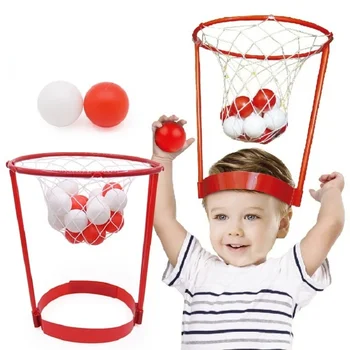 Баскетбольный Обруч с Регулируемой Сеткой для игры в баскетбол для детей и Взрослых, игровая активность, красная игрушка