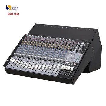 SUM-1604 Профессиональный 16-канальный аудиомикшер DJ Контроллер/Звуковая консоль Микшер для Караоке/выступлений