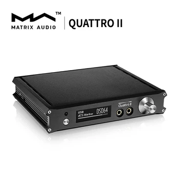 МАТРИЦА QUATTRO II 32 бит/384 кГц, ЦАП, предварительный усилитель и усилитель для наушников с дистанционным управлением