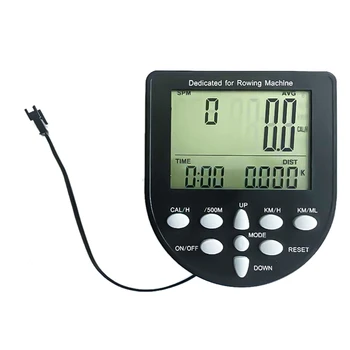 Счетчик гребных тренажеров Приложение Bluetooth Электронные часы для магниторезистивного гребного устройства Монитор оборудования для фитнеса