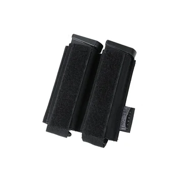 Подсумок для магазина с эластичной удерживающей вставкой TMC 9mm Double Pistol Mag для откидной панели DOP TMC3651