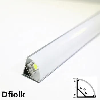 Светодиодная лента DHL 1 м алюминиевый профиль для печатной платы 10 мм 5050 5630 Корпус светодиодной ленты алюминиевый канал с торцевой крышкой и зажимами