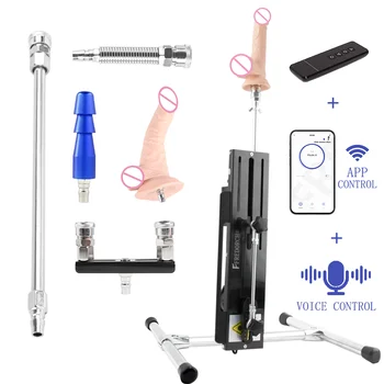 Секс-машина FREDORCH с автоматическим отключением звука для женщин, приложение и голосовой пульт дистанционного управления для мастурбации, Любовные секс-игрушки с выдвижным вибратором