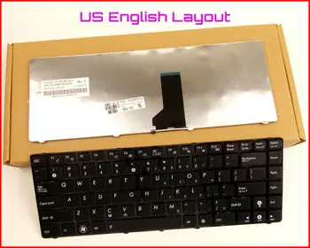 Новая Клавиатура Английской версии для ноутбука ASUS B43 B43A B43S B43JR B43V K43SA A42JC X35J X35JG X35 X35S С ЧЕРНОЙ РАМКОЙ