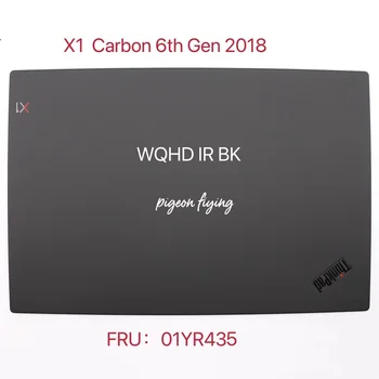 для ноутбука Thinkpad X1 Carbon 6th Gen (тип 20KH, 20 кг) 2018 ASM Чехол Задняя крышка WQHD IR BK FRU: 01YR435