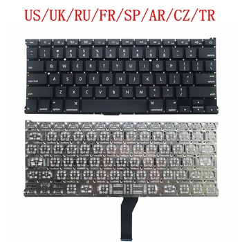 США/Великобритания/RU/FR/SP/AR/CZ/TR Новая клавиатура Replcement Для Macbook Air 13 