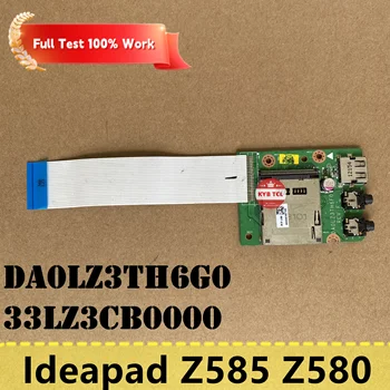 Для Lenovo Ideapad Z585 Z580 Оригинальный Ноутбук Устройство Чтения Аудиокарт USB SD Порт Плата и W Кабель DA0LZ3TH6G0 33LZ3CB0000 Ноутбук