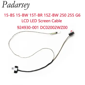Padarsey Сменный ЖК-светодиодный кабель для ноутбука HP 15-BS 15-BW 15T-BR 250 255 G6 924930-001 DC02002WZ00