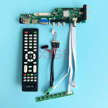 Для B140XW02 B140XW03 Плата драйвера контроллера 2AV + USB + DHMI + VGA Матрица ноутбука DIY Kit LVDS 40 Pin Цифровой сигнал DVB 1366*768 14