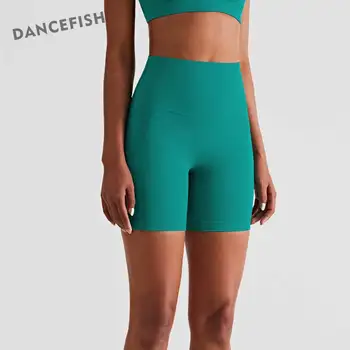 Женские брюки DANCEFISH Три четверти В простом стиле, которые легко сочетаются с любым топом для фитнеса или повседневной носки, шортами для верховой езды, йоги
