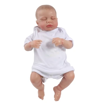 45 см Мягкая ткань Для Новорожденных Мальчиков 3D Life Like Reborns Развивающая Игрушка Коллекционная Детская Игрушка для Воспитания детей