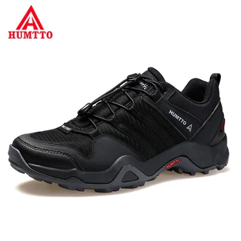 HUMTTO Кроссовки для бега, Амортизирующие Уличные кроссовки для бега для мужчин и женщин 2021, Роскошные Дизайнерские Черные кроссовки, Спортивная Женская Мужская обувь