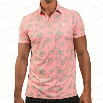 Рубашка Поло для мужчин для отдыха, мужские поло в стиле пэчворк с короткими рукавами, Качественная повседневная летняя брендовая мужская одежда, мужские рубашки поло для гольфа