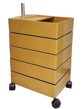 5-Слойный прикроватный столик, Скандинавская креативная Мебельная сетка, Красный стиль Ins, Подвижный Шкафчик, Вращающийся шкаф для хранения