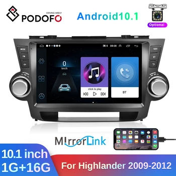 Podofo Автомобильный Радиоприемник Для Highlander 2009 2010 2011 2012 10 