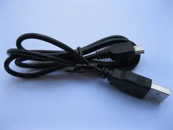 25 Шт USB 4Pin Штекер к Mini USB 5-контактный штекерный кабель Длиной 80 см 0,8 м Черного цвета