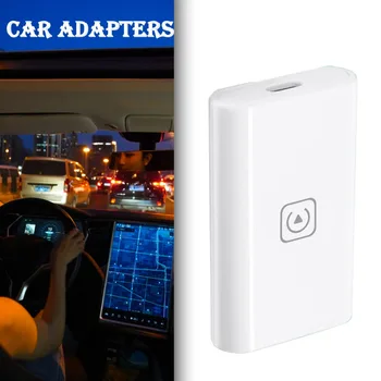 Mayitr Беспроводной Автоматический Адаптер Android Беспроводной Ios CarPlay Ai Box USB-ключ Поддерживает Голосовое Управление GPS Навигацией в реальном времени