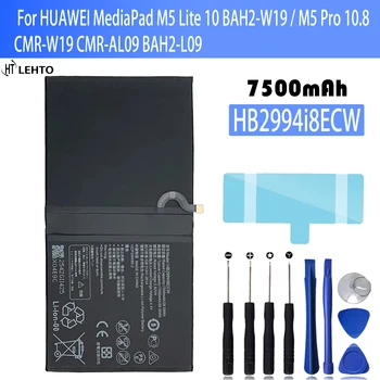 Новый Оригинальный аккумулятор HB2994i8ECW Для HUAWEI MediaPad M5 Lite 10 BAH2-W19/M5 Pro 10,8 CMR-W19 CMR-AL09 BAH2-L09 Аккумуляторы
