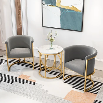 Золотая библиотека, гостиная, стулья для гостиной, Дизайнерское офисное кресло, стулья для столовой, Мебель для дома Nordic Silla Nordica