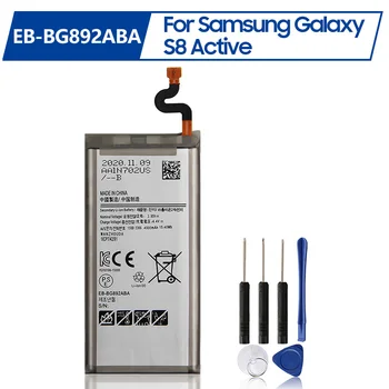Новый Аккумулятор для телефона EB-BG892ABA для Samsung GALAXY S8 Active SM-G892A SM-G892U G892F G892A G892 G892V SM-G892L 4000 мАч