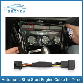Для VW T-roc Автоматическая остановка Запуска системы двигателя Выключение устройства Датчик управления Штекер Остановка Отмена