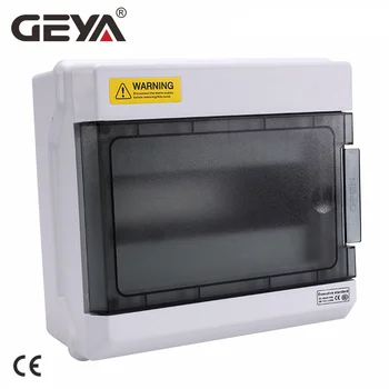 Пластиковая распределительная коробка GEYA 9Way для автоматического выключателя MCB RCCB с медным стержнем IP65 водонепроницаемая