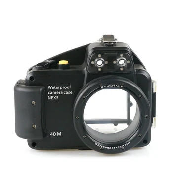 для Sony Nex-5 Nex5 Камера 16 мм 18-55 мм Объектив 40 м/130 футов Камера для Дайвинга Водонепроницаемый Корпус Сумка Подводный Чехол Коробка