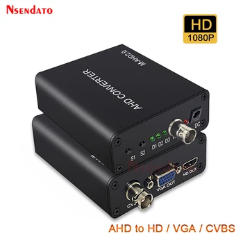 720/1080 P 5MP 2MP Full HD AHD преобразователь сигнала в HD/VGA/CVBS Адаптер Для Камеры ВИДЕОНАБЛЮДЕНИЯ Преобразование видео для HDCP NTSC PAL