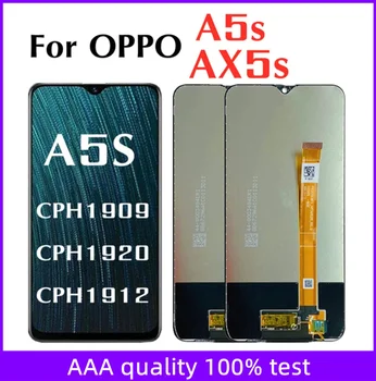 Для OPPO A5s CPH1909 ЖК-дисплей с сенсорным экраном, дигитайзер, Сменный экран для oppo Ax5s, ЖК-дисплей в сборе