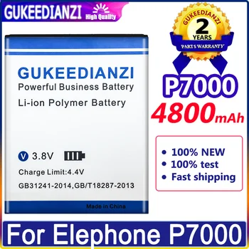 Фирменная Высококачественная Батарея Для ELEPHONE P7000 4800 мАч Для Elephone P 7000 Аккумуляторная Батарея Для мобильного телефона Li-polym Bateria