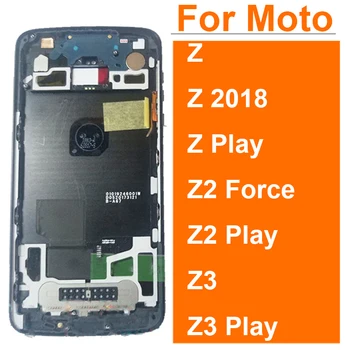 Корпус Средней рамки Для Motorola Moto Z Play Z2 Force Z2 Play Z3 Play Z 2018 ЖК-Дисплей, Поддерживающий Детали Передней панели Шасси Средней Рамки