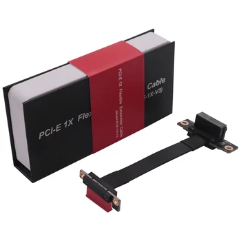 PCIE X1 Riser Cable Двойной 90-Градусный Прямоугольный Удлинитель Pcie 3.0 X1-X1 8 Гбит/с PCI Express 1X Riser Card