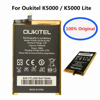 Новый Оригинальный Аккумулятор 5000Ah K5000 Для телефона Oukitel K5000 K 5000, Высококачественный Перезаряжаемый литий-ионный Встроенный Аккумулятор Bateria